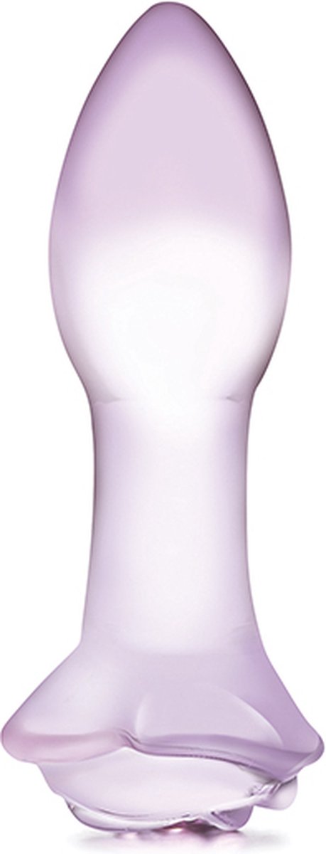 Goedkoopste Glas - Rosebud Glass Butt Plug