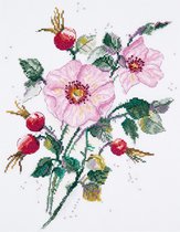 Borduurpakket Panna rozenbottel