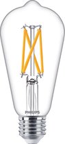 Philips MASTER Value LEDbulb E27 Edison Filament Helder 5.9W 806lm - 927 Zeer Warm Wit | Beste Kleurweergave - Vervangt 60W.