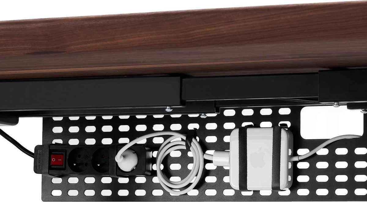 Stalen Bureau Organizer - Zwart - Oakywood