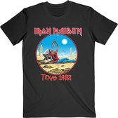 Iron Maiden Heren Tshirt -S- The Beast Tames Texas Zwart