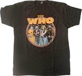 The Who Heren Tshirt -L- Band Circle Zwart