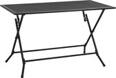 Decoways - Klaptafel mesh 120x60x72 cm staal antraciet