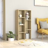 Decoways - Boekenkast 50x25x106 cm spaanplaat sonoma eikenkleurig