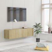 Decoways - Tv-meubel 120x30x30 cm spaanplaat sonoma eikenkleurig
