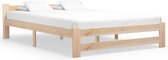 Decoways - Bedframe massief grenenhout 180x200 cm