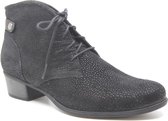 Durea 9603 zwart veterboot dames