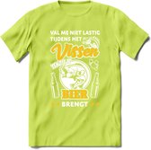 Val Me Niet Lastig Tijdens Het Vissen T-Shirt | Geel | Grappig Verjaardag Vis Hobby Cadeau Shirt | Dames - Heren - Unisex | Tshirt Hengelsport Kleding Kado - Groen - 3XL