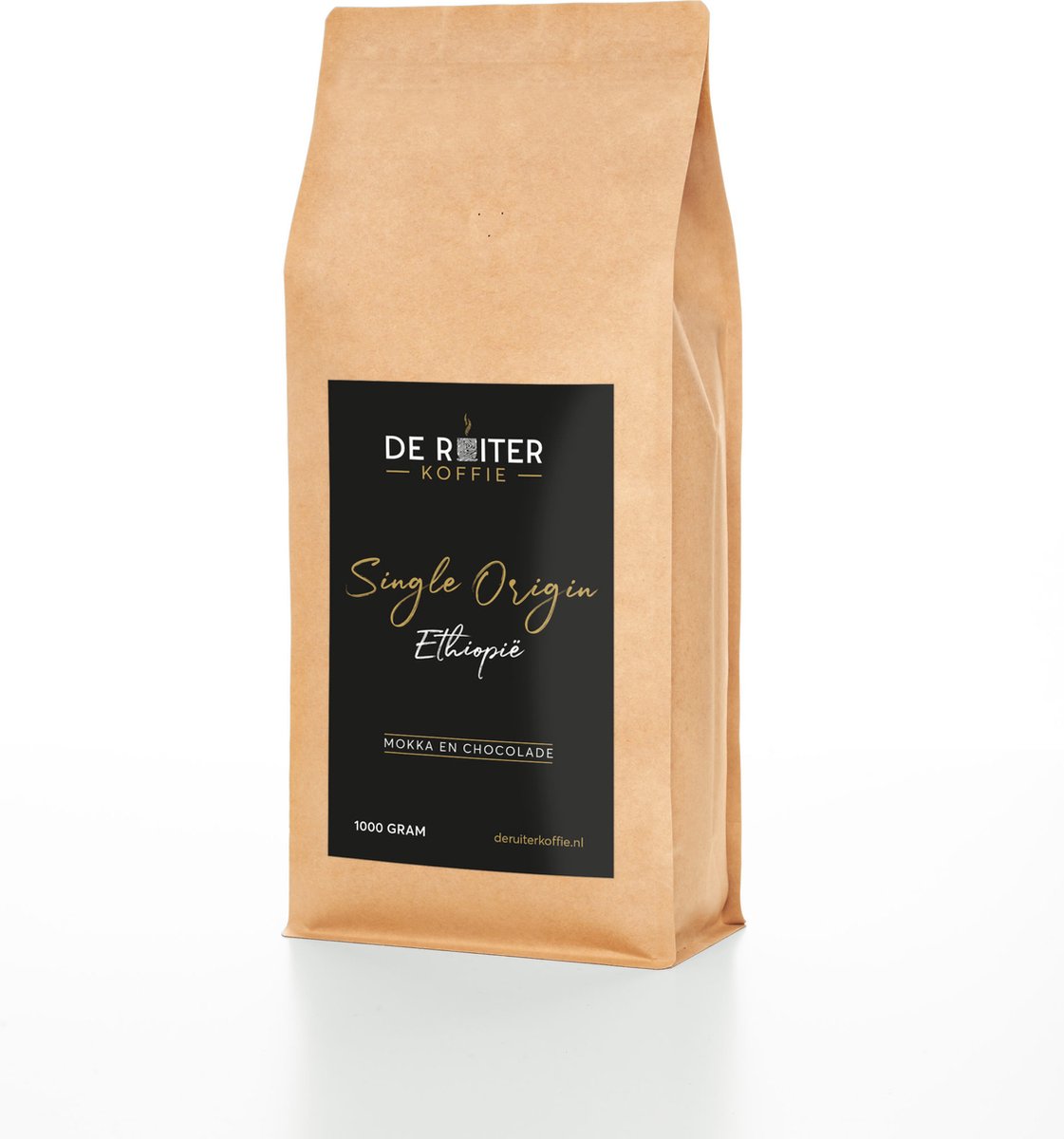 De Ruiter Koffie - Verse koffiebonen - Single Origin, Ethiopië - 1000 gram - Hele koffiebonen