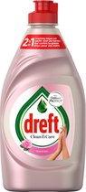 Dreft Clean & Care Afwasmiddel Rose & Satin 383 ml
