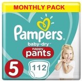 Pampers Baby Dry Pants Maat 5 - 112 Luierbroekjes - Maandbox