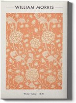 Walljar - William Morris - Wild Tulip - Muurdecoratie - Canvas schilderij