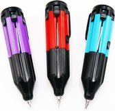 Doodadeals® | Multitool Schroevendraaier | Schroevendraaierset | 1x Torx | 2x Sleuf | 2x Kruiskop | Met Lampje | Multicolor | 1 Stuk