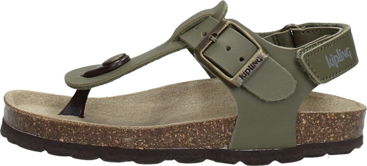 Groene Kipling Sandalen Juan 3 Khaki