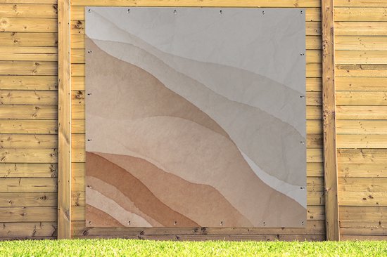 Affiche de Jardin Aquarelle - Berg - Abstrait - 200x200 cm