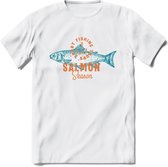 Vissen T-Shirt | Grappig Verjaardag Vis Hobby Cadeau Shirt | Dames - Heren - Unisex | Tshirt Hengelsport Kleding Kado - Wit - XXL