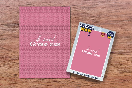 Puzzel Ik word Grote zus - Spreuken - Grote zus - Quotes - Zussen