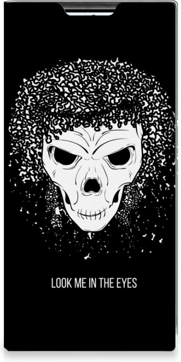 Mobiel BookCase Samsung Galaxy S22 Ultra Skull Hair