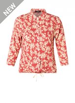 ES&SY Theodora Blouse - Red/Off White - maat 36