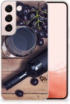 Telefoonhoesje Samsung Galaxy S22 Leuk TPU Backcase Wijn