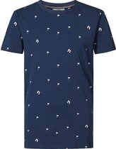 Petrol Industries - Jongens Zomers T-shirt - Blauw - Maat 140