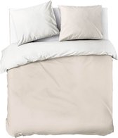 Dindi Home Dekbedovertrek Sleep Tight Good Night - 240x220 - 100% katoen - Beige