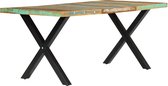 Eettafel 180x90x76 cm massief gerecycled hout