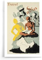 Walljar - India Zen - Muurdecoratie - Poster