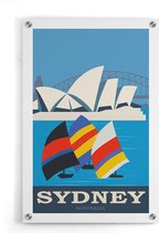 Walljar - Australië Sydney Opera House - Muurdecoratie - Plexiglas schilderij