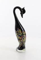 Muarno Stijl Glazen Beeldje Reiger 11x8x38 cm