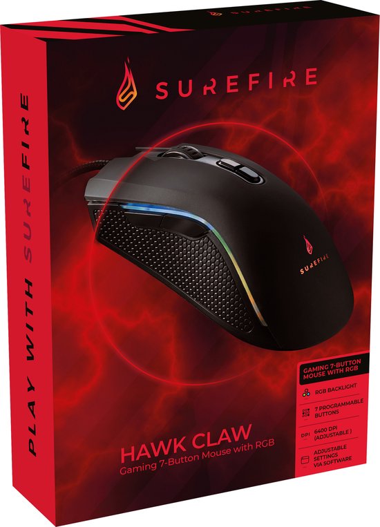 Gamemuis Verbatim Hawk Claw 6400 dpi