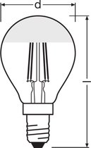 OSRAM 4058075456549 LED-lamp Energielabel F (A - G) E14 Peer 4 W = 34 W Warmwit (Ø x l) 45 mm x 84 mm 1 stuk(s)
