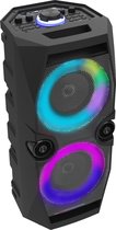 iDance DJX600 Party Speaker – Bluetooth Speaker met Discolicht – 600 Watt - Met Draadloze Microfoon