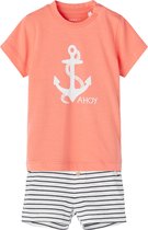 NAME IT BABY NBMFRODE SS TOP SET Jongens T-shirt - Maat 56