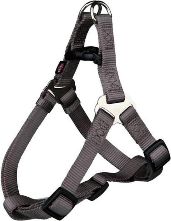Trixie Hondentuig Nylon Premium Taupe | 80-100 cm