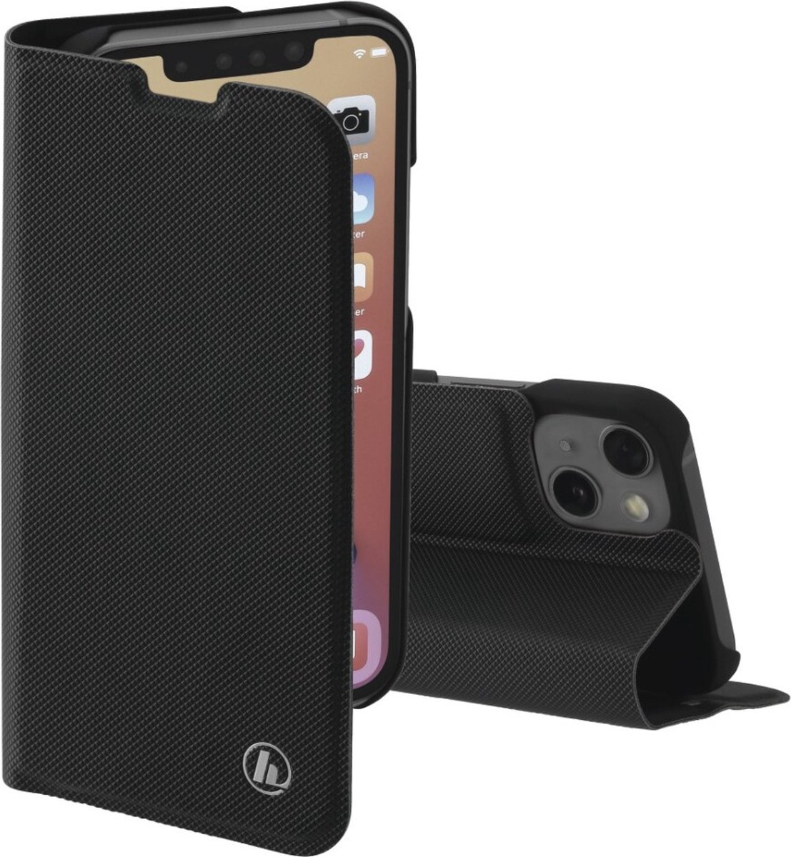 Hama Booklet Slim Pro Voor Apple IPhone 13 Zwart