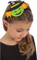 Carnival Toys Haarband Heks Junior Polyester Groen One-size