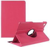 Hoes Geschikt voor Samsung Galaxy Tab A8 (2021) hoes - Hoes Geschikt voor Samsung Galaxy Tab A8 (10.5 inch) draaibare hoes - Pink