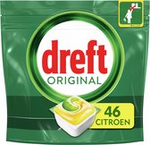 Bol.com Dreft Original All In One Lemon - Voordeelverpakking 4x46 stuks - Vaatwastabletten aanbieding