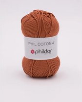 Phildar haakgaren Phil Coton 4 caramel