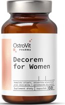 Vrouwen complex - Decorem For Women Pharma - 60 Capsules - Ostrovit - Vitamine B7,b5,B3,D3,B2,B6,B1,A,E, Zink, Jodium, Selenium, Chroom, Vitamine B12, Foliumzuur, Hyaluronzuur, Col
