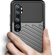 Xiaomi Mi Note 10 Pro Hoesje - Mobigear - Groove Serie - TPU Backcover - Groen - Hoesje Geschikt Voor Xiaomi Mi Note 10 Pro