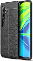 Xiaomi Mi Note 10 Pro Hoesje - Mobigear - Luxury Serie - TPU Backcover - Zwart - Hoesje Geschikt Voor Xiaomi Mi Note 10 Pro