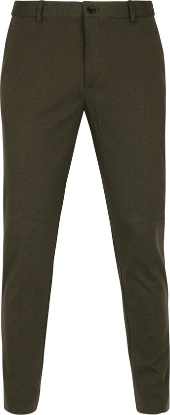 Scotch and Soda - Chino MOTT Vert Foncé - Coupe Slim - Chino Homme taille W 36 - L 32