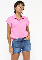 LOLALIZA Hemd met korte mouwen - Roze - Maat M
