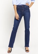 LOLALIZA Rechte jeans - Donker Blauw - Maat 40