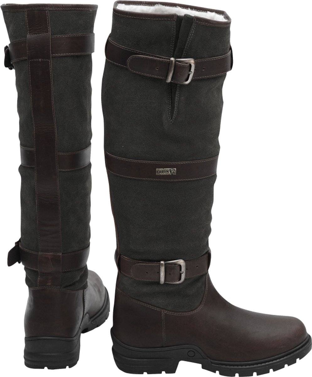 Horka Outdoorlaarzen Highlander Leer/suède Groen
