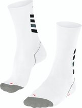 FALKE BC Impulse Velocity Fietssokken Anti-bubbel gewatteerd Robuust Ademend Sneldrogend Wit Unisex Sportsokken - Maat 42-43