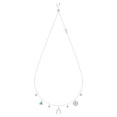 Swarovski Dames Ketting Metaal;Rhodium - CrystalZilverkleurig