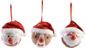 Kerstbal DKD Home Decor PVC (3 pcs) (8 x 8 x 8 cm)